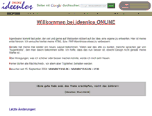 Tablet Screenshot of ideenlos.info